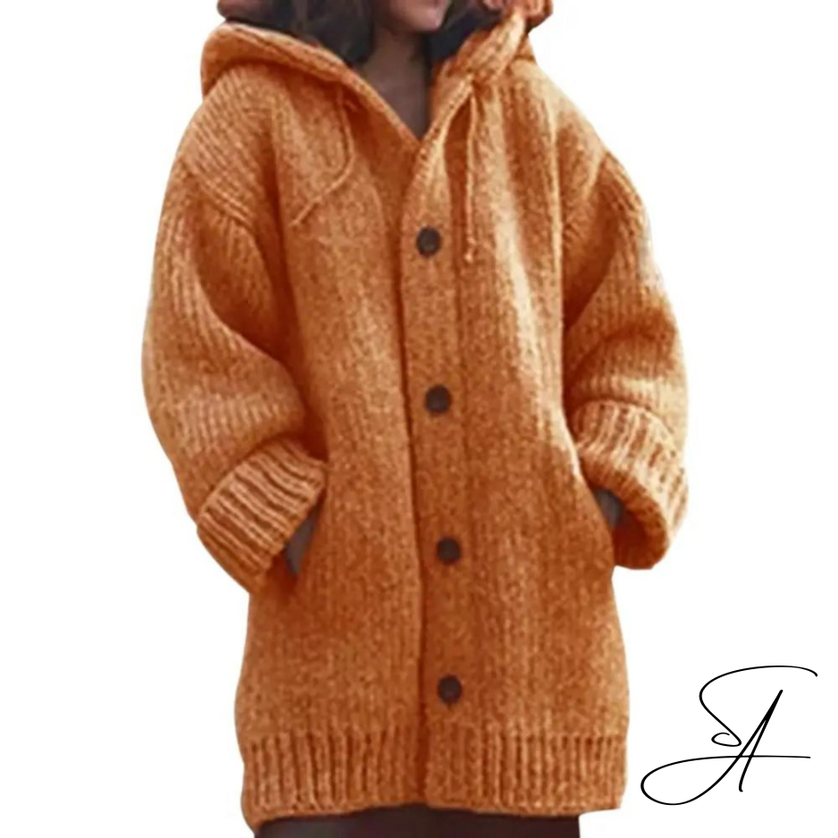 Gestrickter Herbst-Cardigan