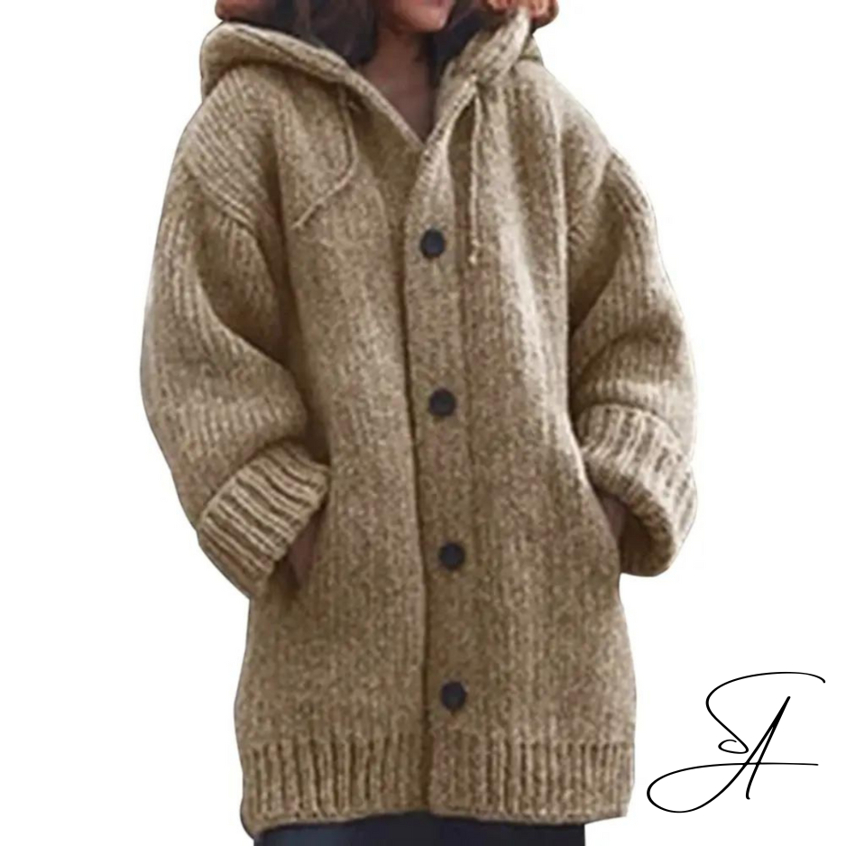 Gestrickter Herbst-Cardigan