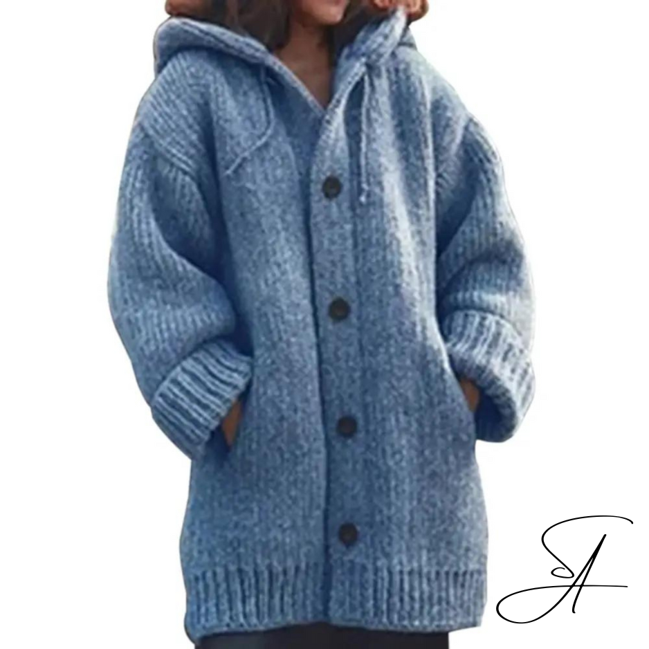 Gestrickter Herbst-Cardigan