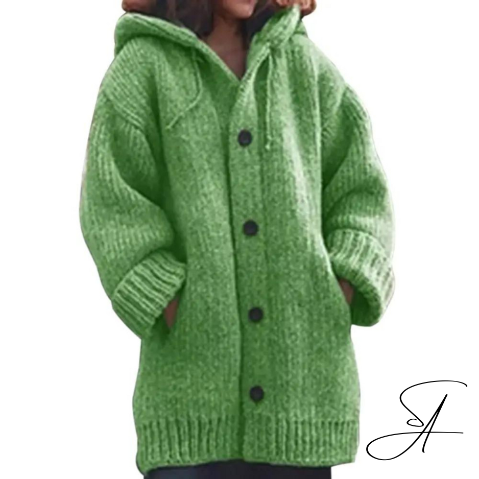 Gestrickter Herbst-Cardigan