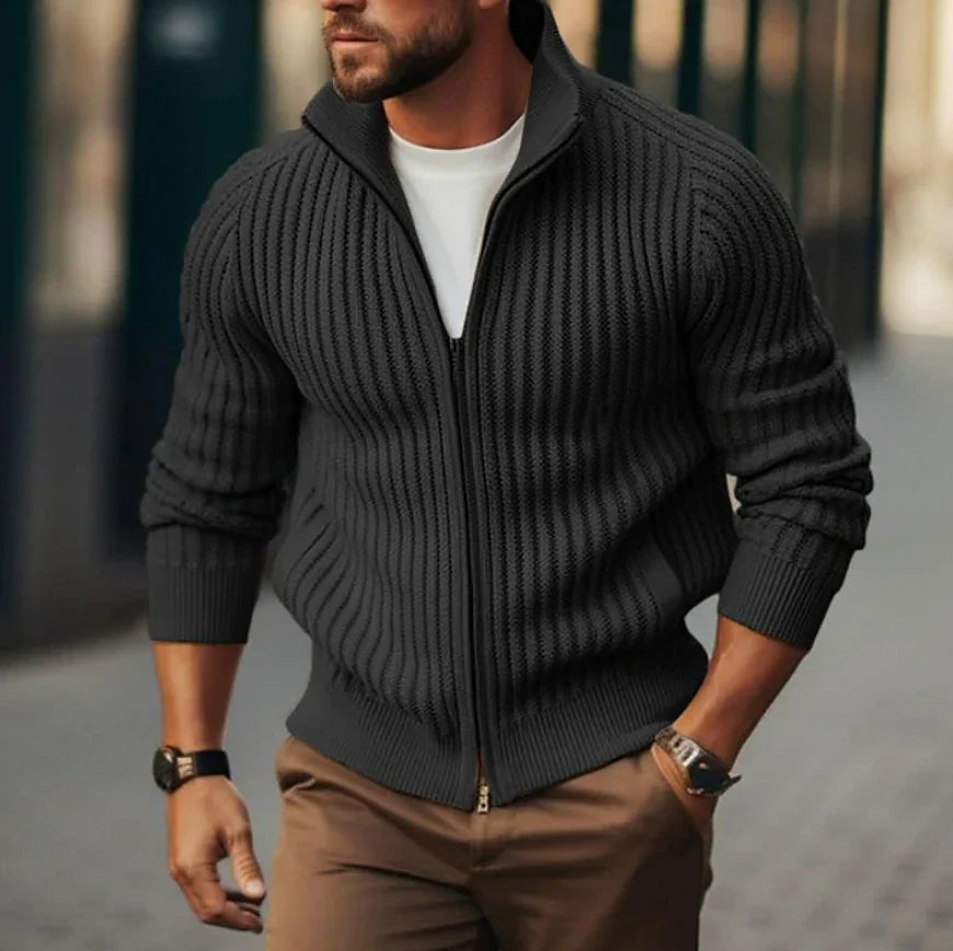Christopher – pull zippé incroyablement confortable et chaud