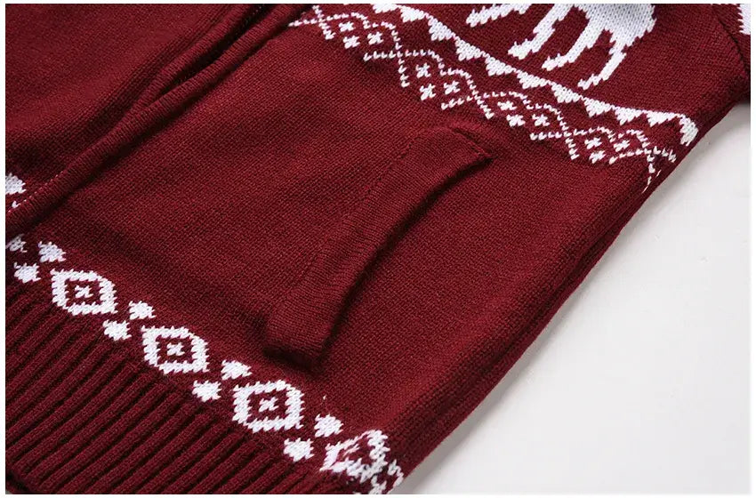 Carter™ - Gilet zippé à motif de Noël