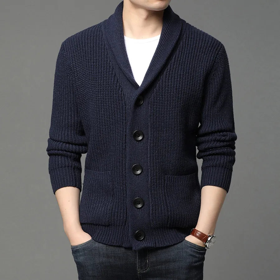 Nelson - Cardigan Homme Pull Boutonné 