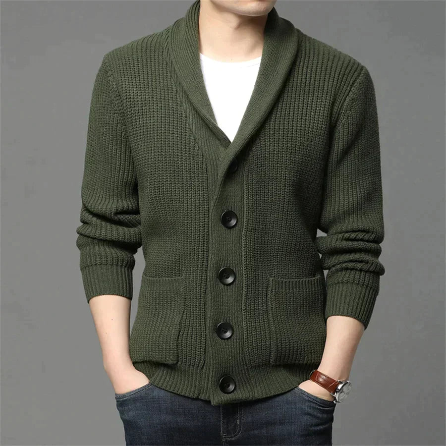 Nelson - Cardigan Homme Pull Boutonné 