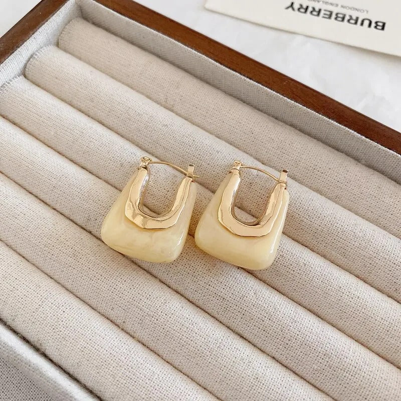 Micara - Charms Ivoire - Boucles d'oreilles