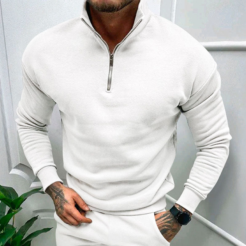 Leonardo - Pull zippé pour homme 