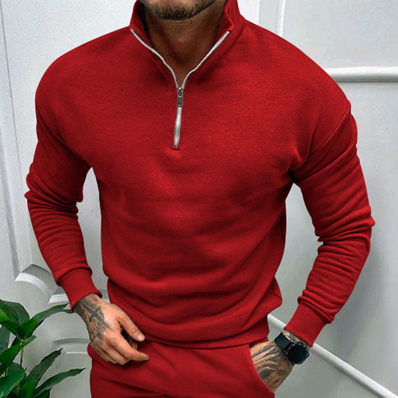 Leonardo - Pull zippé pour homme 