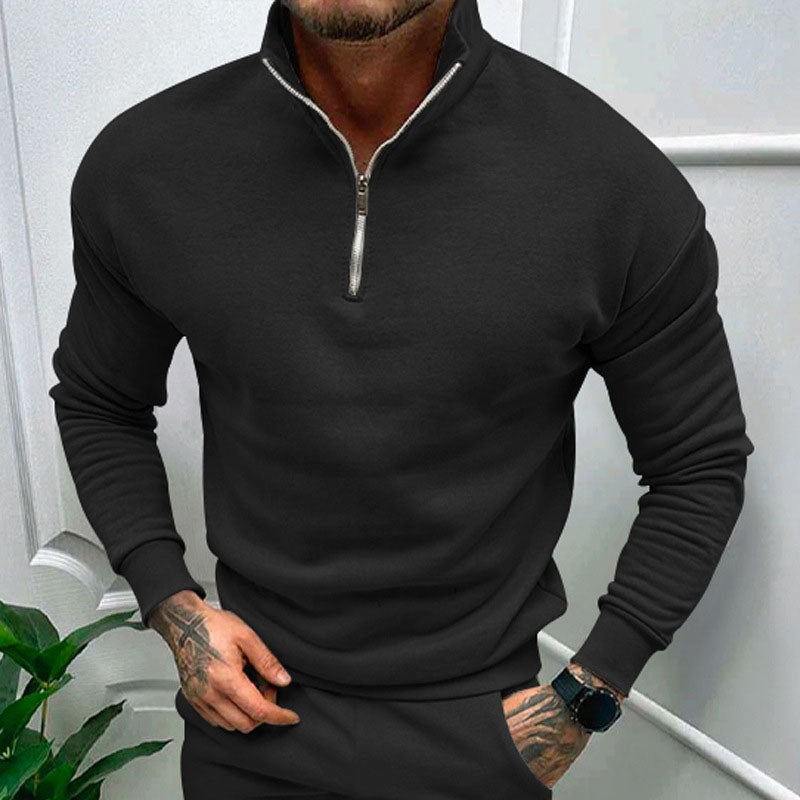 Leonardo - Pull zippé pour homme 