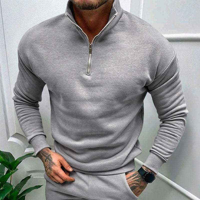 Leonardo - Pull zippé pour homme 