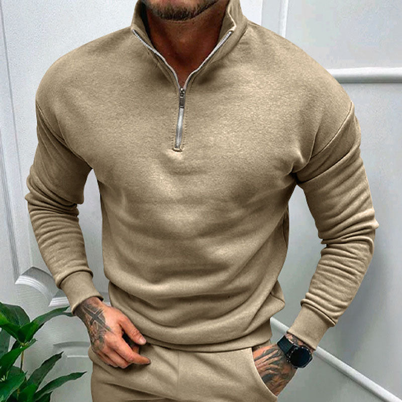 Leonardo - Pull zippé pour homme 