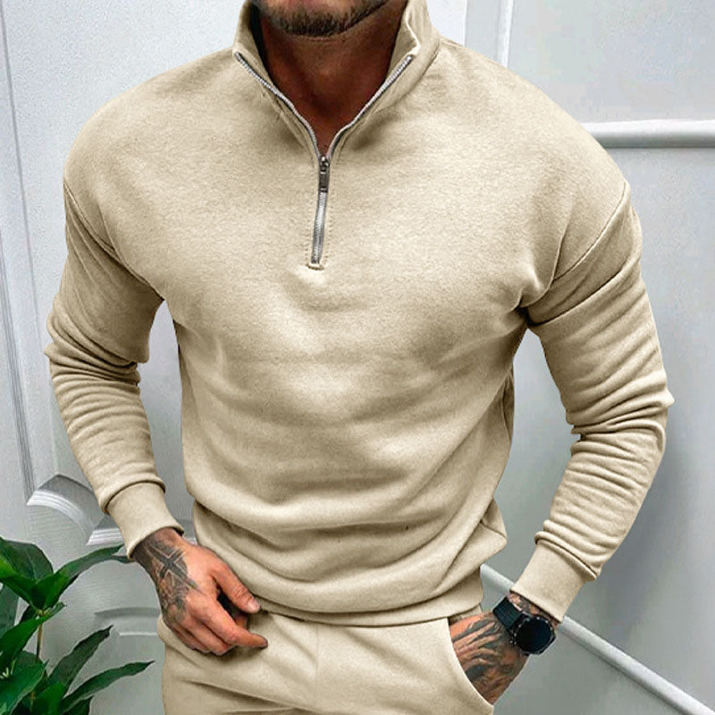 Leonardo - Pull zippé pour homme 