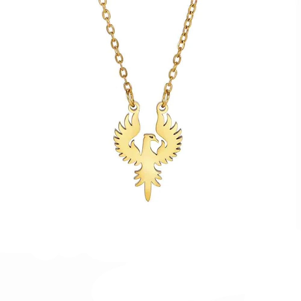 Vienne - Collier élégant avec pendentif Phoenix