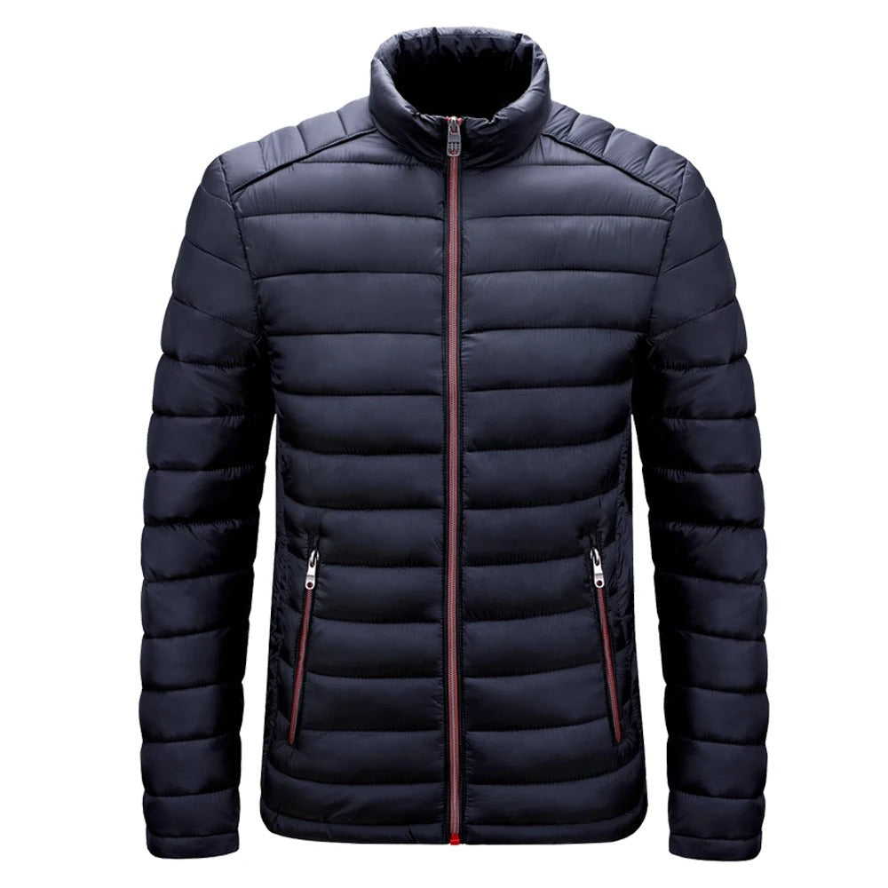 Quentin – jacke mit stehkragen