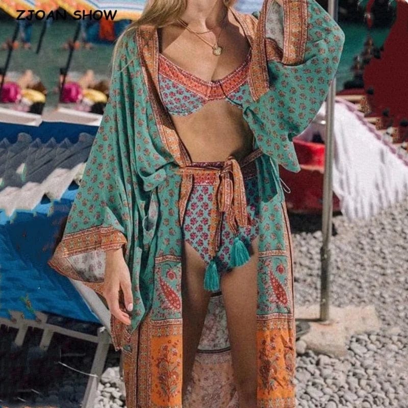 Kimono de plage vintage