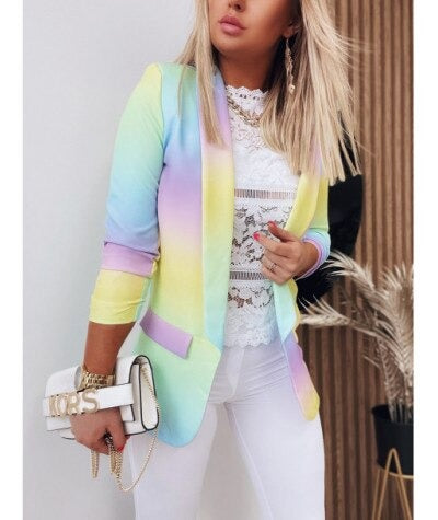 Klara | Lässige mode krawatten-blazer