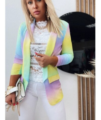 Klara | Lässige mode krawatten-blazer