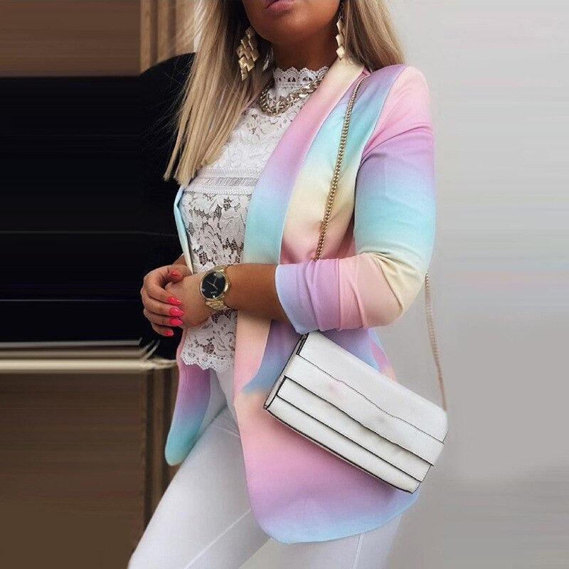 Klara | Lässige mode krawatten-blazer