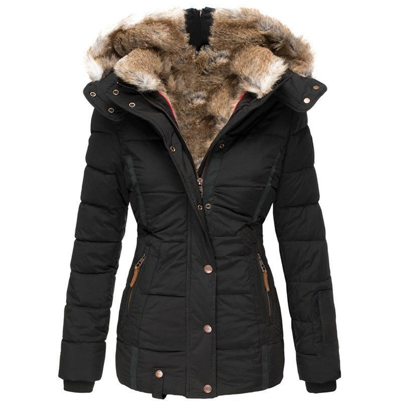 Zoey – Veste d'hiver douillette pour femme